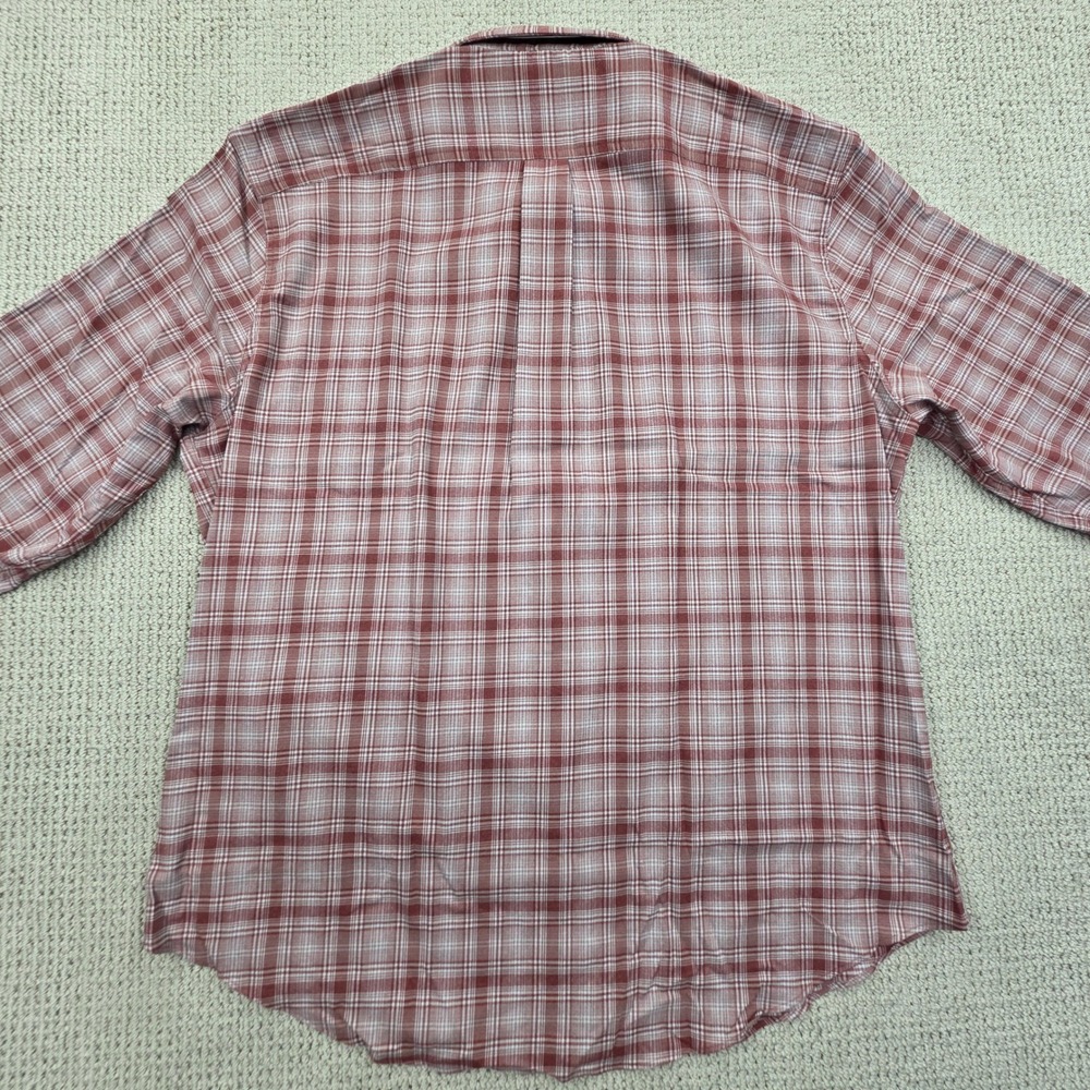 NEW GenTeal Performance Long Sleeve Flannel Shirt Rosewood Plaid Mens XXL‎ - Picture 3 of 11